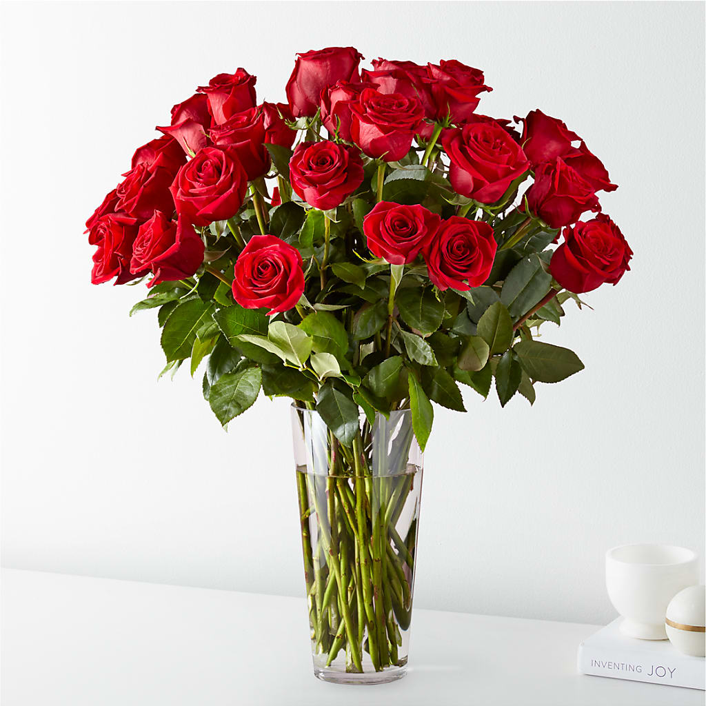 Long Stem Red Rose Bouquet – Floral Elegance By Jourdain, Inc., Columbia SC