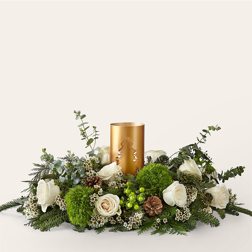 Chestnuts Roasting Centerpiece – Floral Elegance By Jourdain, Inc., Columbia SC