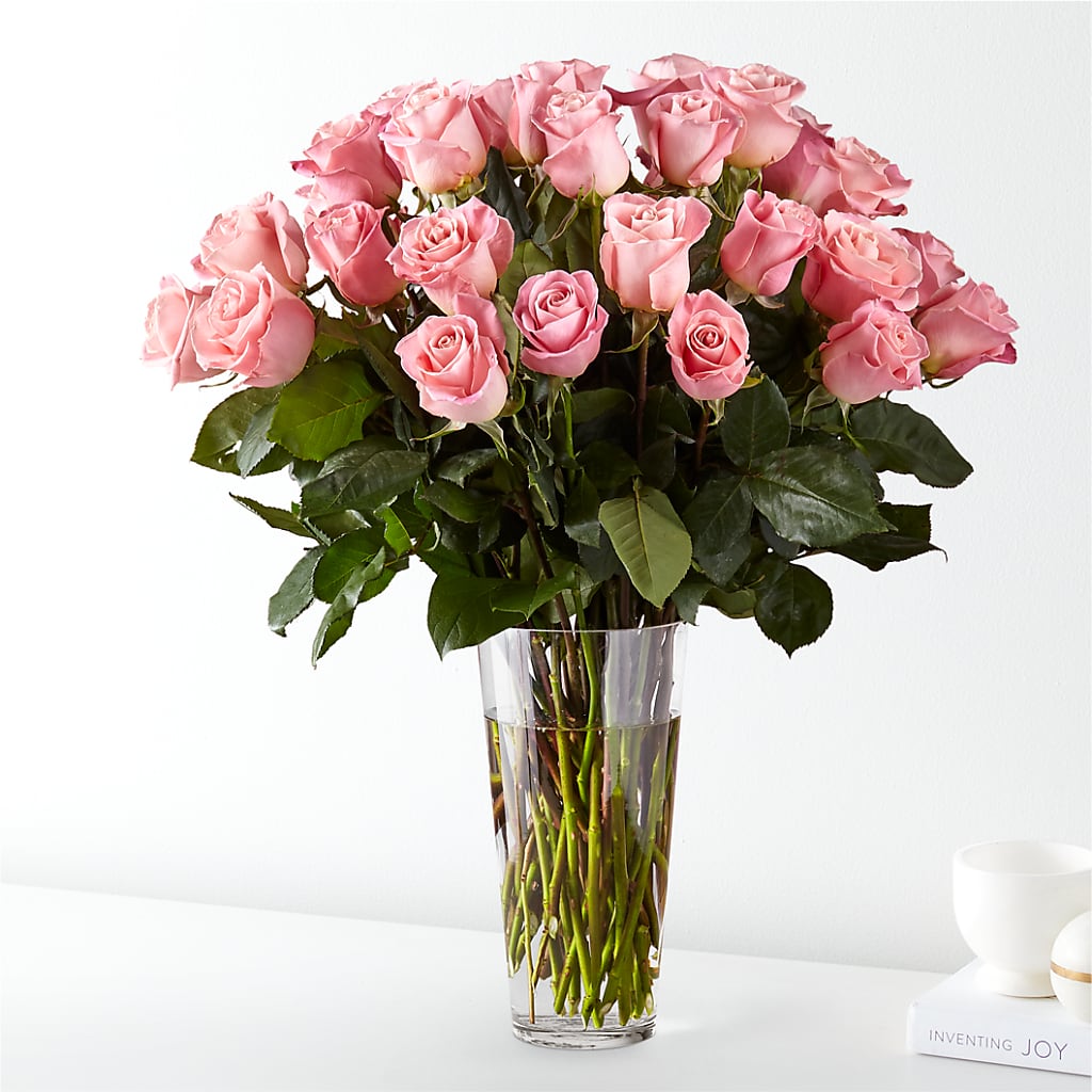 Long Stem Pink Rose Bouquet – Floral Elegance By Jourdain, Inc., Columbia SC