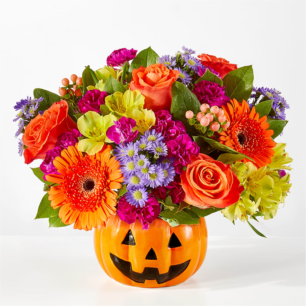 Tricks & Treats Pumpkin – Floral Elegance By Jourdain, Inc., Columbia SC