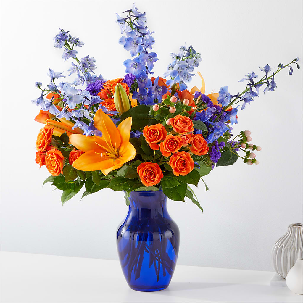 Radiant Citrus Bouquet – Floral Elegance By Jourdain, Inc., Columbia SC