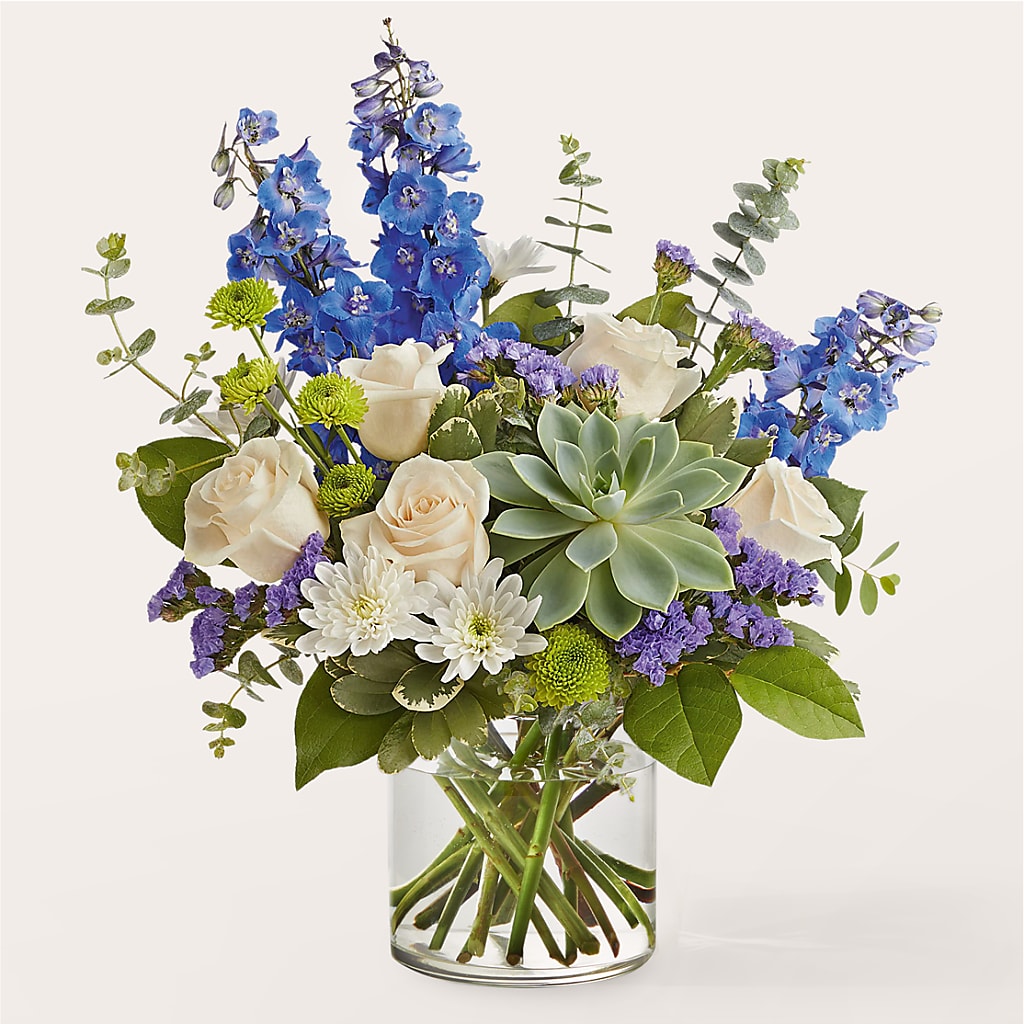 Cerulean Waves Bouquet – Floral Elegance By Jourdain, Inc., Columbia SC