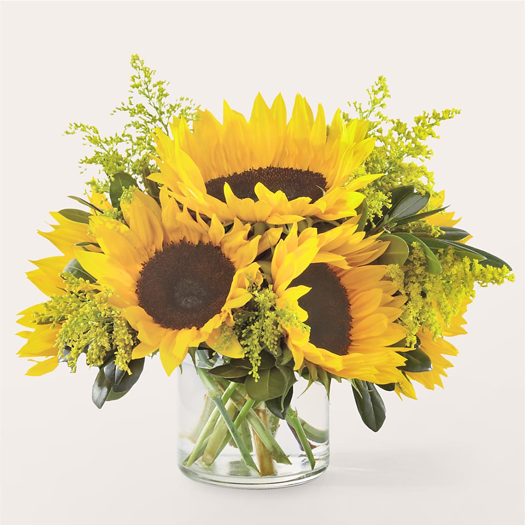 Beaming Sunflower Bouquet – Floral Elegance By Jourdain, Inc., Columbia SC