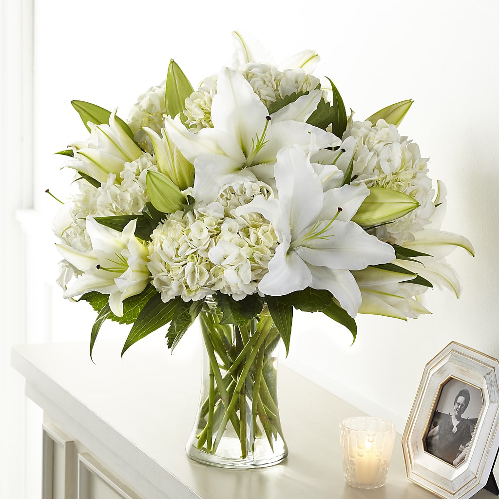 Compassionate Lily Bouquet – Floral Elegance By Jourdain, Inc., Columbia SC