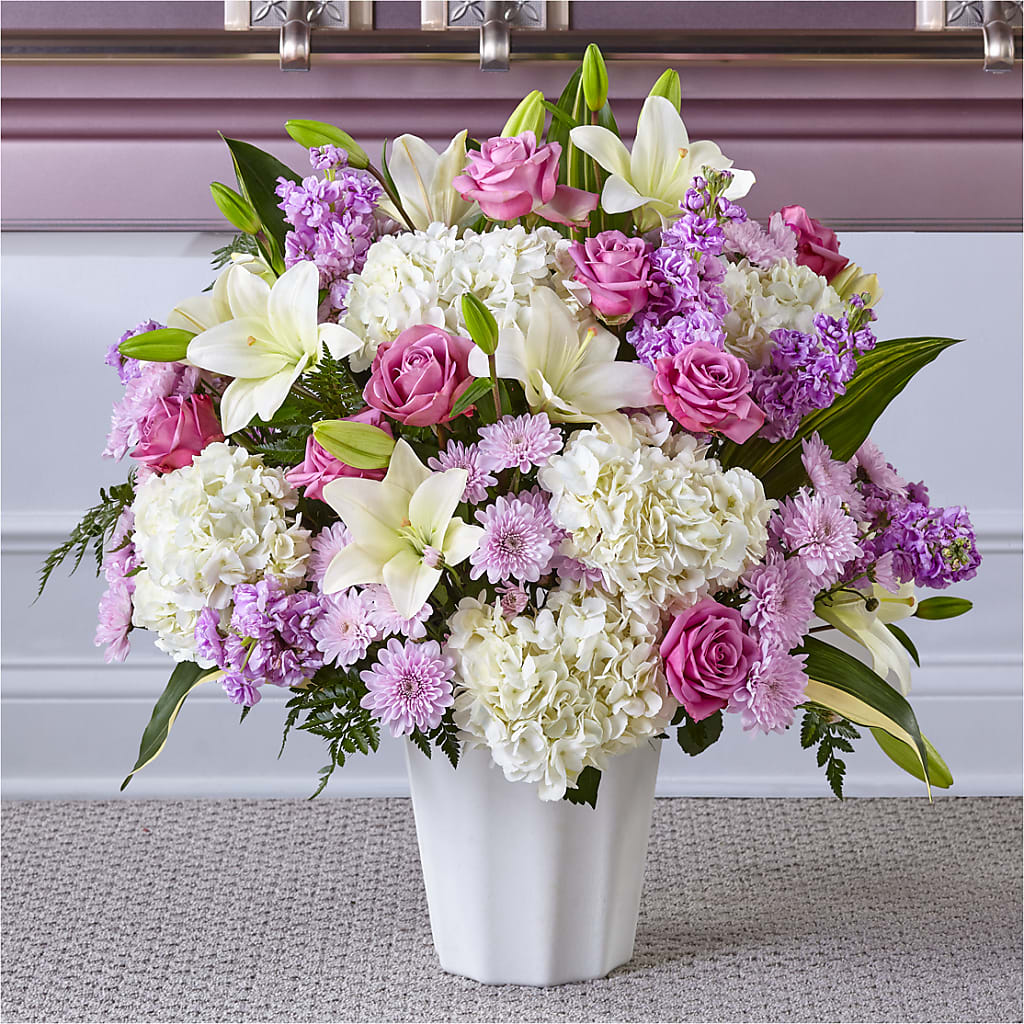 Heaven Sent Floor Basket – Floral Elegance By Jourdain, Inc., Columbia SC
