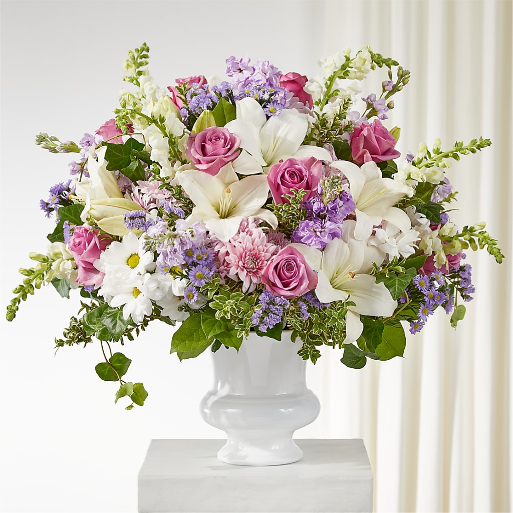 Remarkable Life Urn Arrangement – Floral Elegance By Jourdain, Inc., Columbia SC