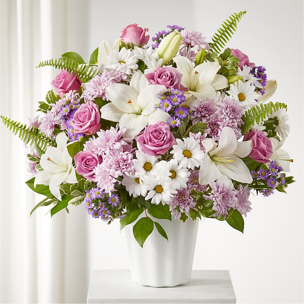Warmest Thoughts Tabletop Basket – Floral Elegance By Jourdain, Inc., Columbia SC