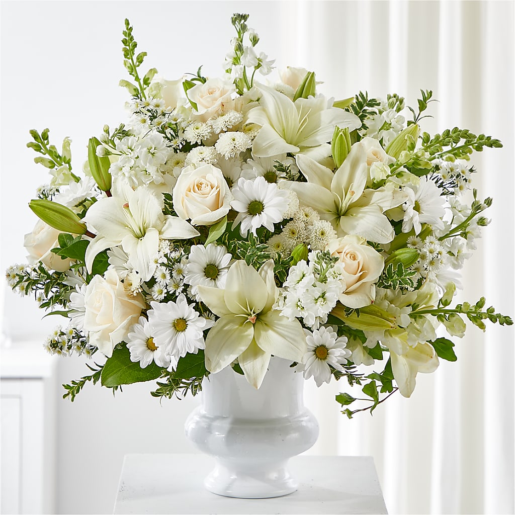 Uplifting Urn Arrangement – Floral Elegance By Jourdain, Inc., Columbia SC