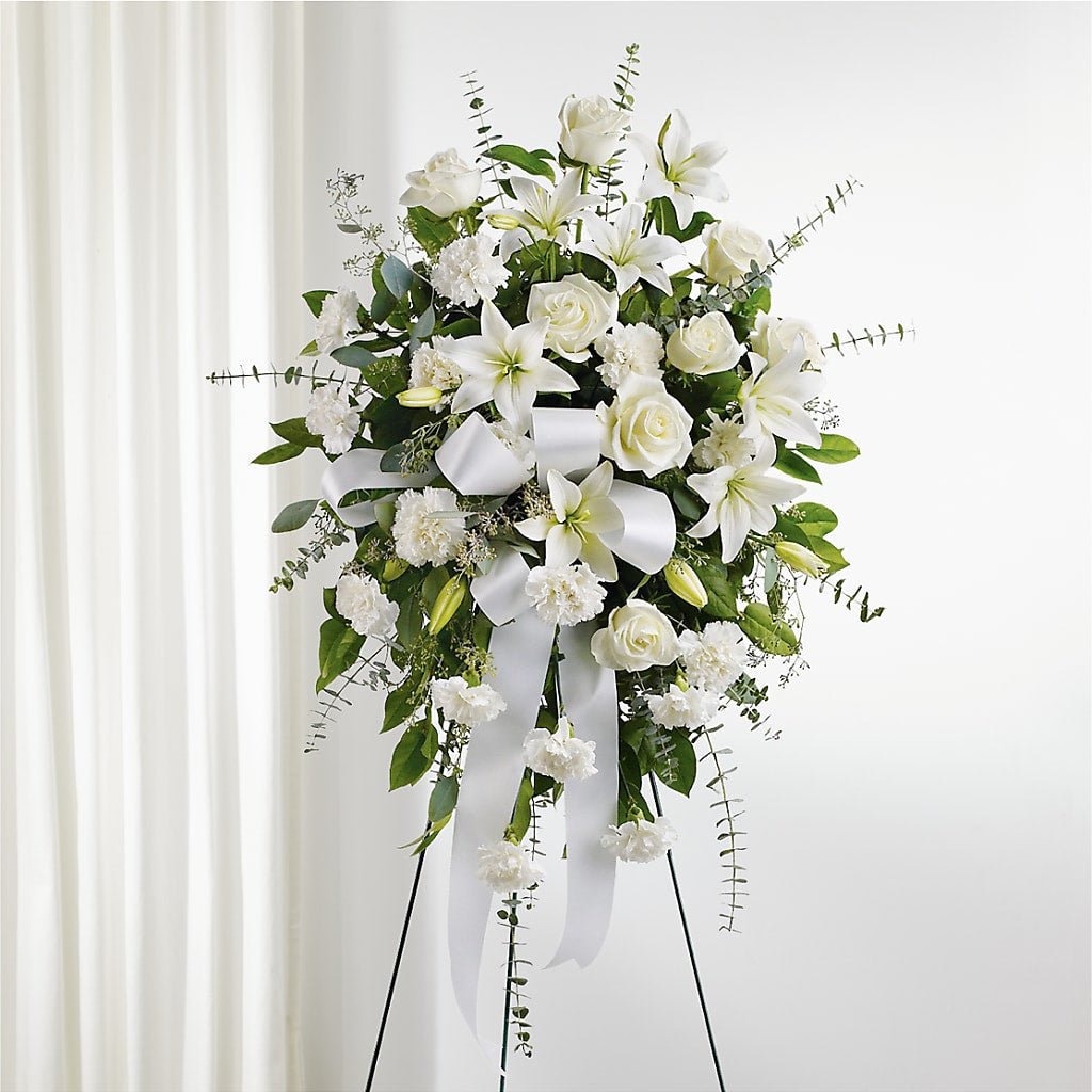 With Care Standing Spray – Floral Elegance By Jourdain, Inc., Columbia SC