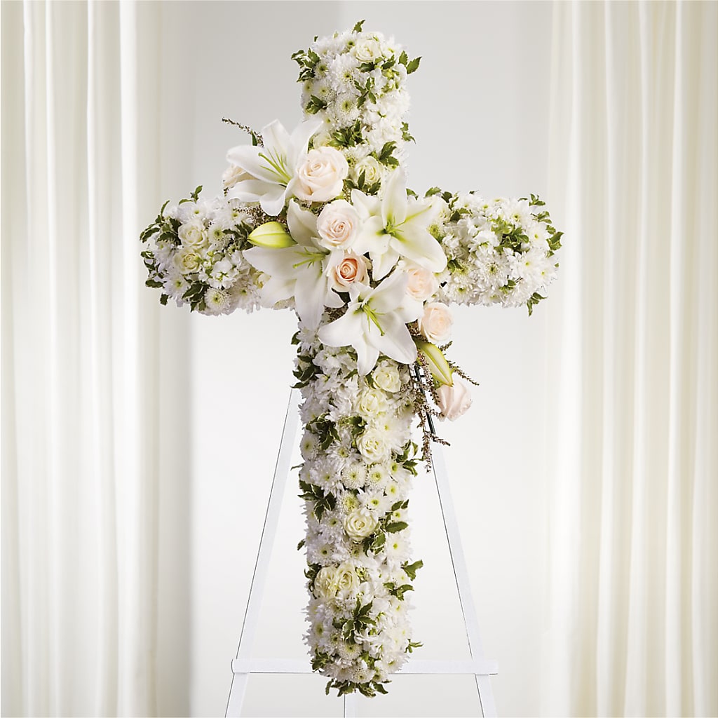 Spiritual Guidance Standing Spray – Floral Elegance By Jourdain, Inc., Columbia SC