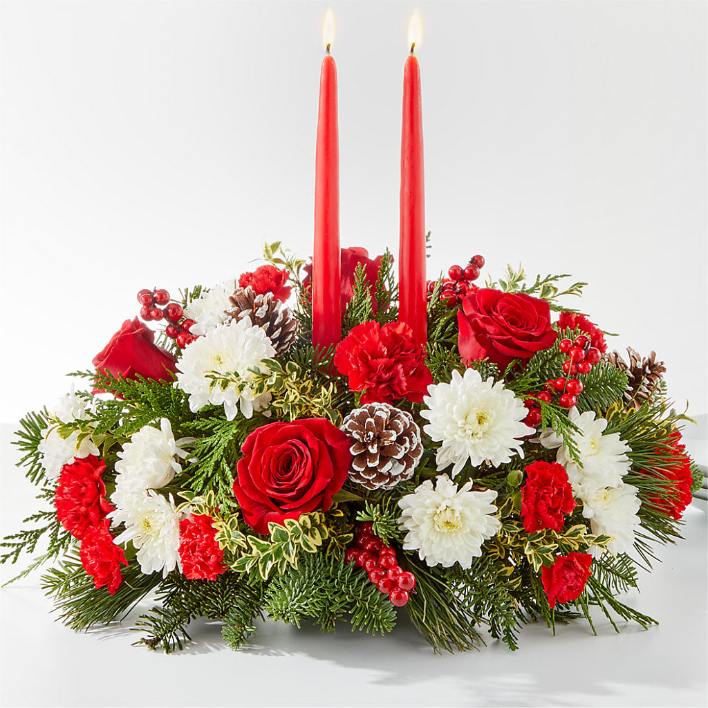 Holiday Soiree Centerpiece – Floral Elegance By Jourdain, Inc., Columbia SC