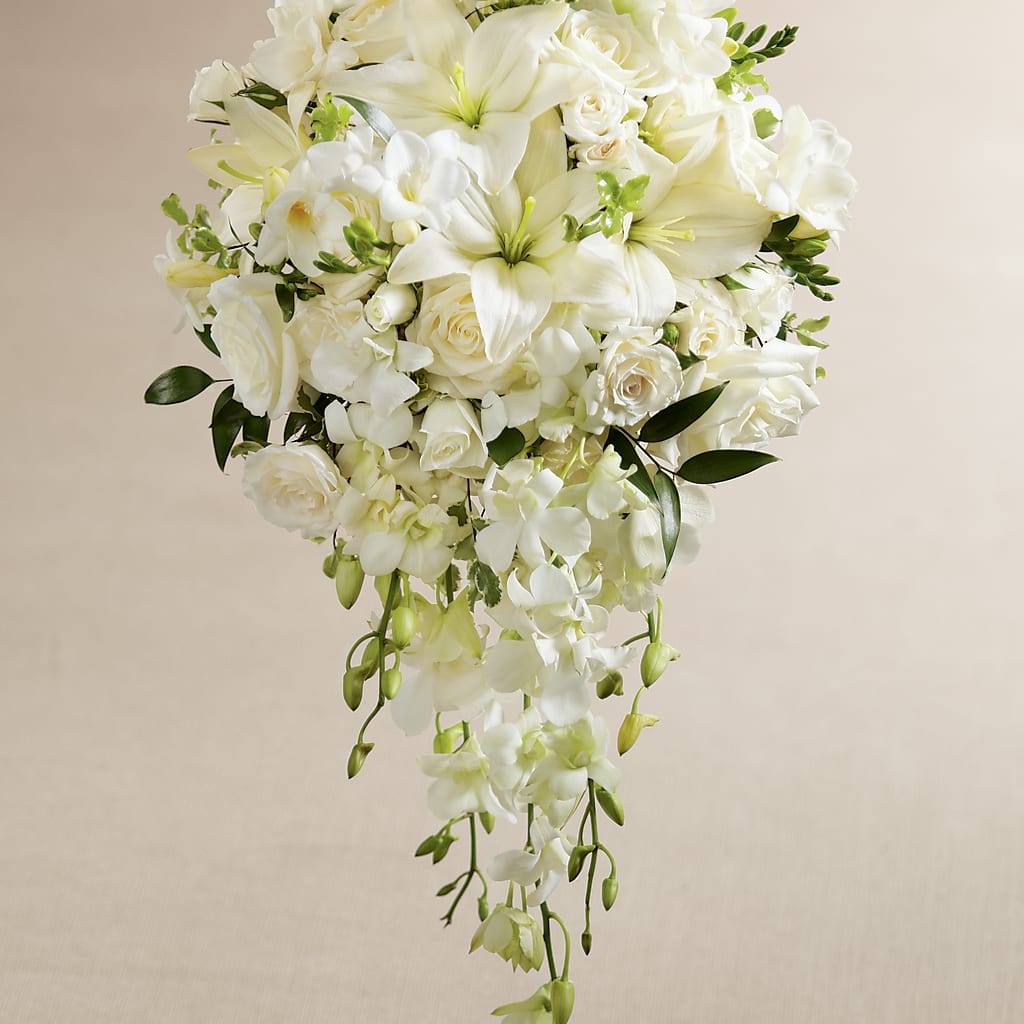 White Wonders Bouquet – Floral Elegance By Jourdain, Inc., Columbia SC