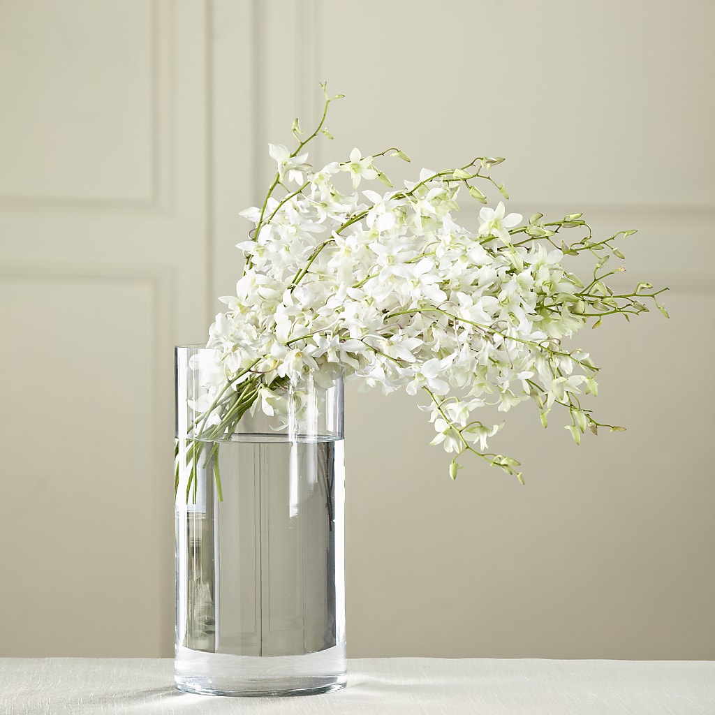 White Dendrobium Bouquet – Floral Elegance By Jourdain, Inc., Columbia SC