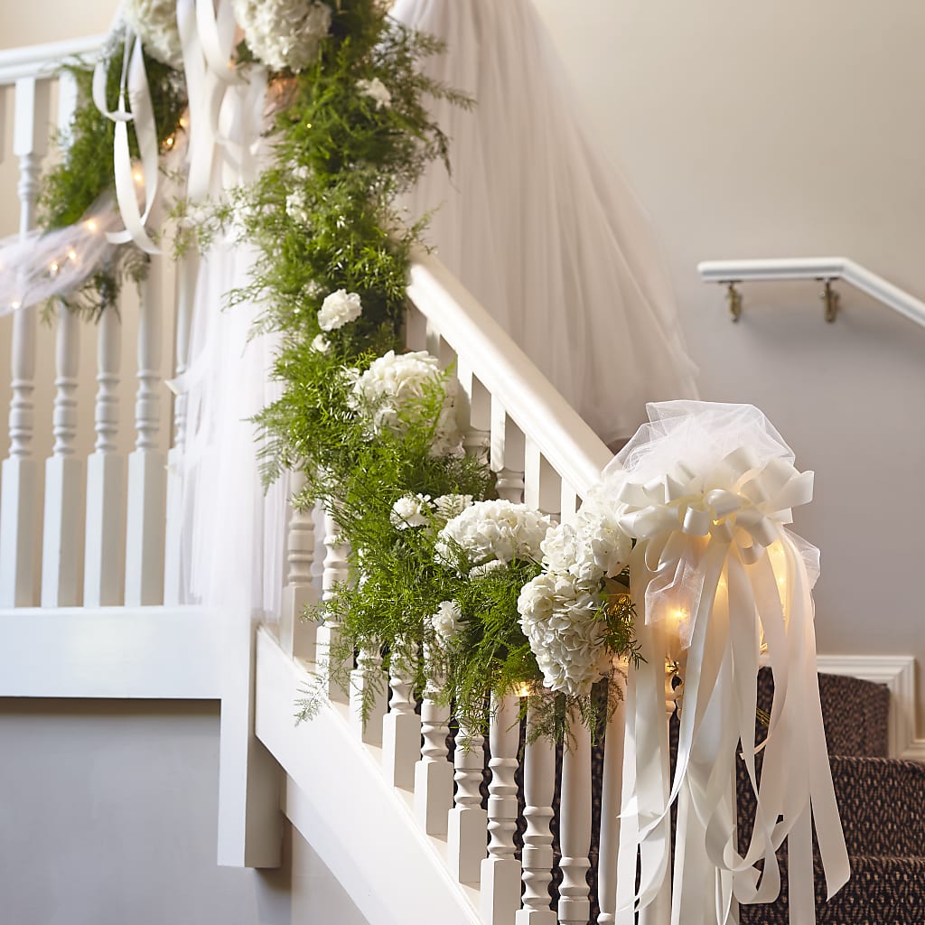 Champagne Dreams Garland – Floral Elegance By Jourdain, Inc., Columbia SC